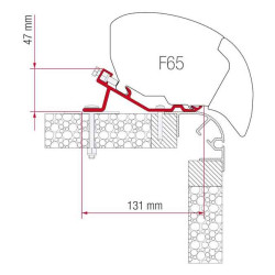 Fiamma F65 Adapter Kit Bailey
