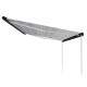 W 3400 x Abstract 2500mm FIAMMA Roof awning F80s, For vans and motorhomes, Housing colour: Black, Cloth colour: Royal Grey