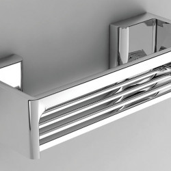 Shower shelf 320x100x84mm, ABS plastic, chrome-plated