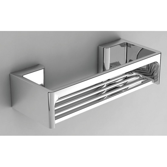 Shower shelf 320x100x84mm, ABS plastic, chrome-plated