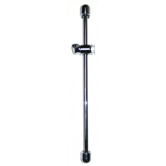 Wall bar with shower holder, chrome-plated