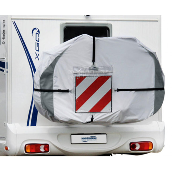 Bicycle protective cover for rear bike carrier