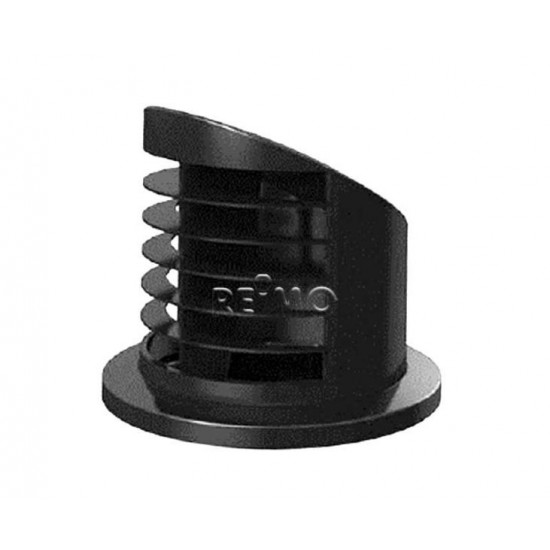 High-angle air outlet 90° for auxiliary heater. Airtronic D2, Ø50/60mm, black