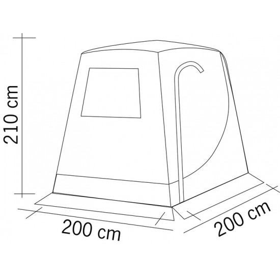 Rear tent “Update Vito Premium” for Mercedes Vito from model year 2015