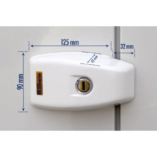 VAN Security for sliding, rear and wing doors, white