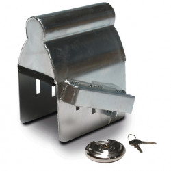 Box lock for caravan with disc lock
