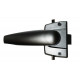 Toilet lock with 3-point locking mechanism - matt chrome
