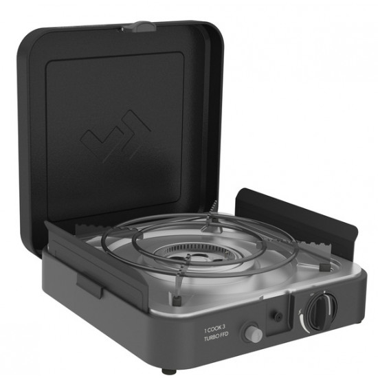 1 Cook Turbo FFS Stove & 1 Cook Turbo FFD Flat Grill Plate (50mbar)