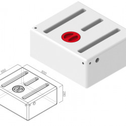 Universal tank compliant with drinking water standards - 92 l