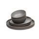 CAMP4 MALMÖ Dinnerware Set made of rPET for 2 people, Color: Taupe
