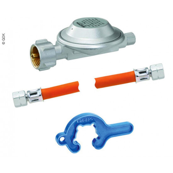 Connection/conversion kit for grills with 1/4" LH thread - 50 mbar