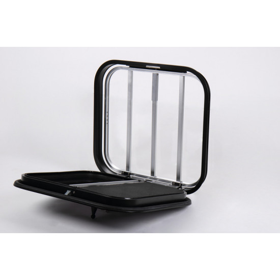 RW-Trailer horse trailer window with grille and lockable