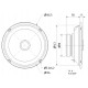 2-way coaxial loudspeaker with standard basket 6.5"