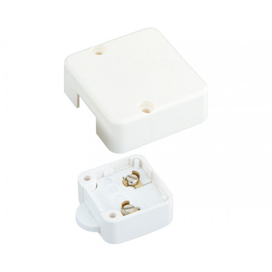 White recessed chest switch, with additional housing