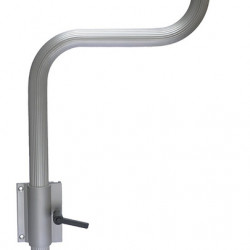 Swivel table frame made of aluminum