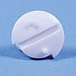 Knurled screw for winter cover WA120/130, white. 1 piece.