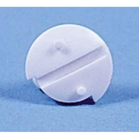 Knurled screw for winter cover WA120/130, white. 1 piece.