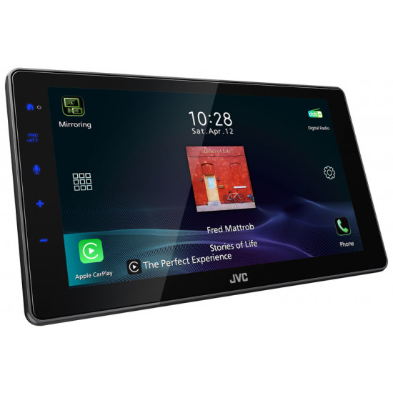 JVC 1DIN moniceiver with 9.0-inch HD display