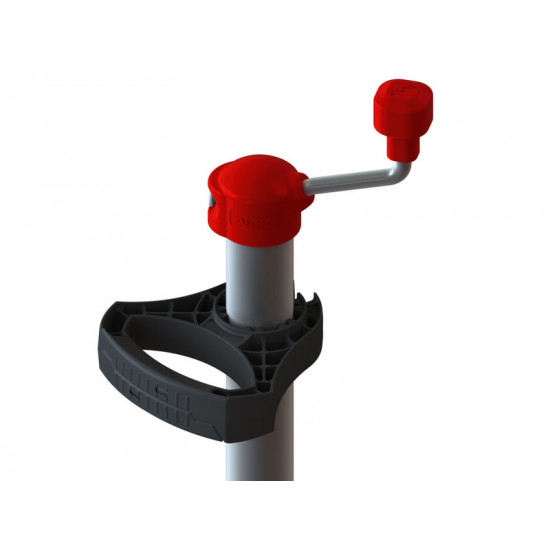 Maneuvering handle for support wheel Ø 48 mm