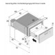Stainless steel cooling drawer DW35 RFX - 35 L