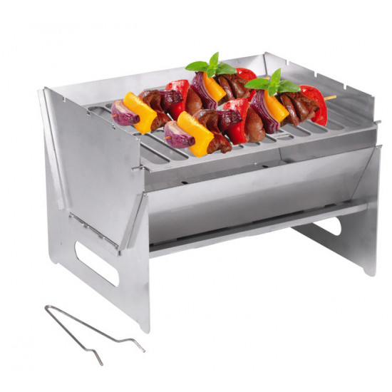 CAMP4 stainless steel folding grill 250x300x220 mm