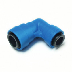 Blue angled connector for JohnGuest 12mm / Uniquick 12mm