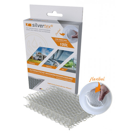 Silvertex silver mesh for water preservation - tank hygiene for tanks up to 25 liters