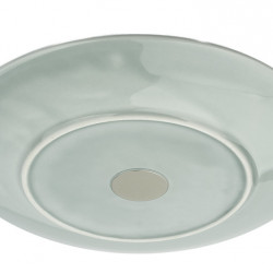 Magnetic porcelain plate, cyan, Ø 23.0 cm