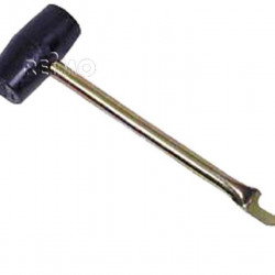 Rubber mallet with herring puller