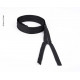 Zipper 130cm, separable - detachable, black, plastic