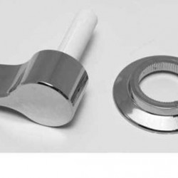 Rosette and handle for Monomix mixer tap - Matt chrome