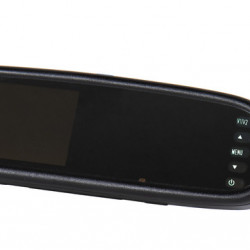 Rearview mirror with integrated 4.3" monitor