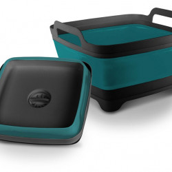 Washing-up bowl with bottom drain - Anthracite / Petrol