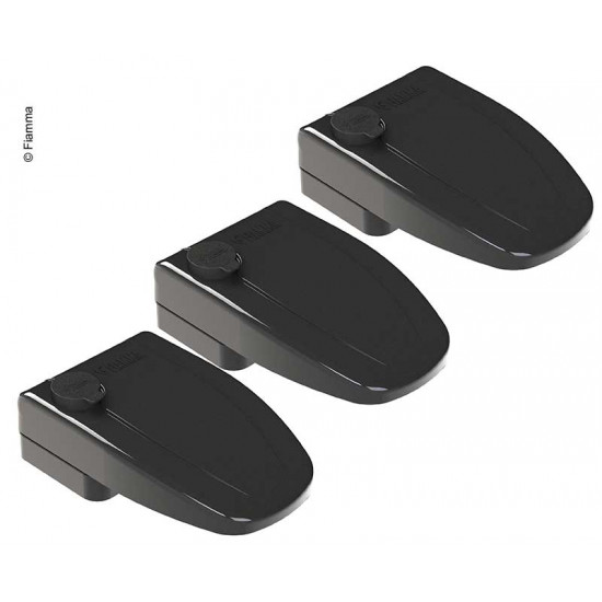 Outdoor door lock Safe Door 3 pcs. black