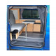 Luxury table system with swivel table frame, anthracite - 770 x 480 mm