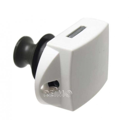 Push-Lock Furniture Lock Complete Set - Grey - Pack of 50