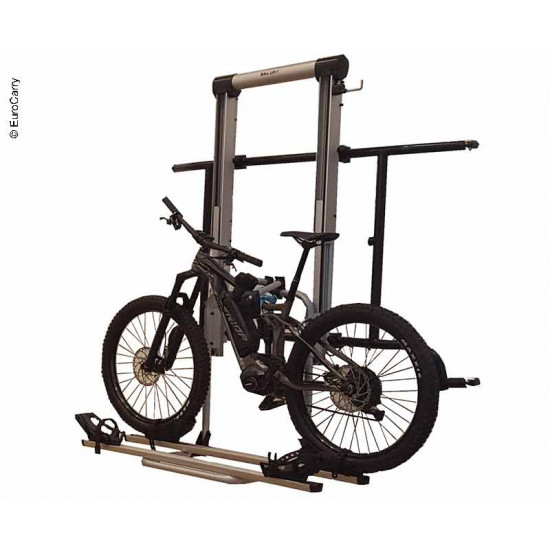 Electric bicycle carrier for Fiat Ducato and similar models from 2006 onwards - hinge mounting