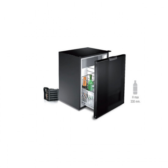 Compressor refrigerator C75DW - 75 l - Black