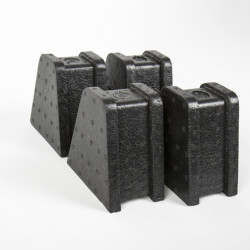 Spacers for use with caravan protective roof/cover - 4 pieces per set