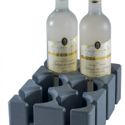 Purvario glass/bottle holder, tall - set of 6