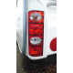 Rear light with brake light without side marker - red