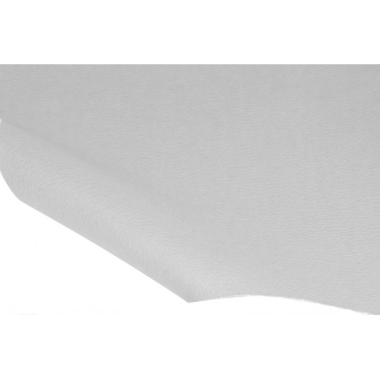 Interior trim, grained/laminated faux leather - light grey - linear meter