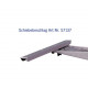 Aluminum table column with gas pressure damper