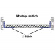 Mounting bracket for full extension slides - L-brackets - set of 2