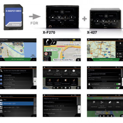 Navigation package for infotainment systems X-427 and X-F270