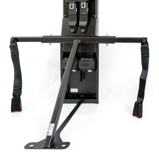 Universal elevated seat frame for 2 people