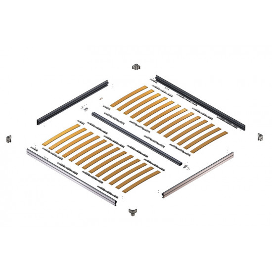 Lippert bed frame with slatted base for the Modular Smart Bed System