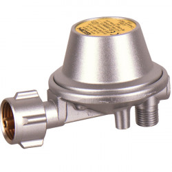 Gas regulator - 30 mbar - 90° angle