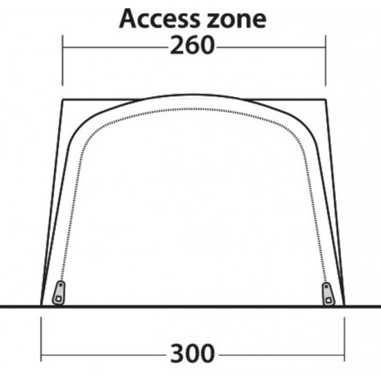 Outwell Newburg 240 Air – Inflatable awning