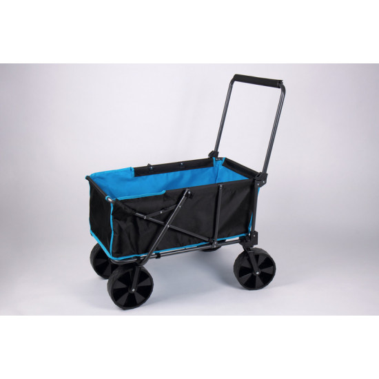Camp4 transport trolley with removable tires and pannier